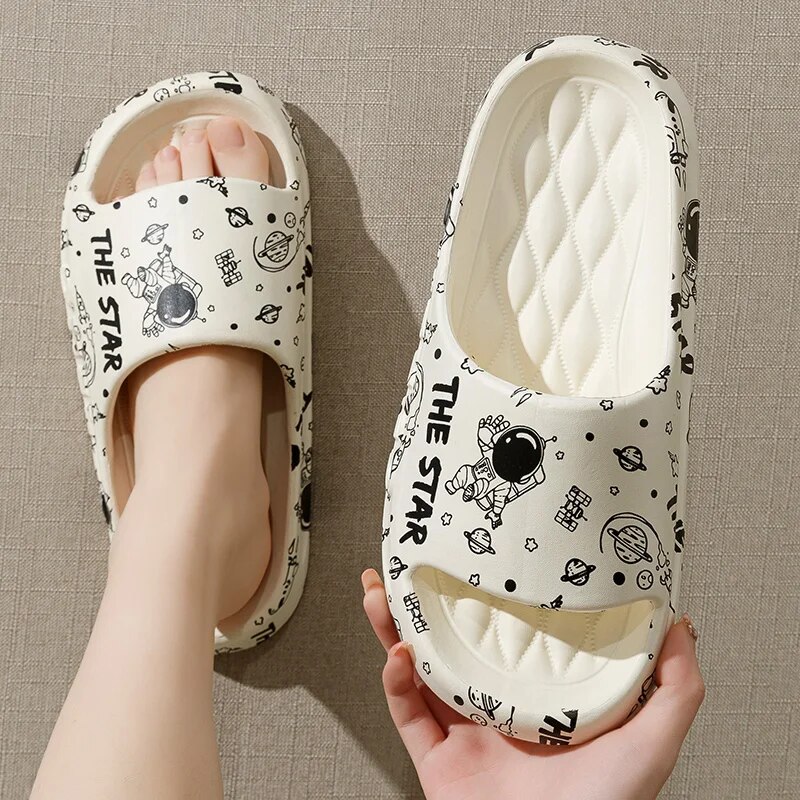 男性と女性のための滑り止めスリッパ,流行の夏の靴,ファッショ - Queen Street Fashion のレビューと価格
